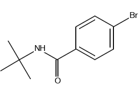 4-Bromo-N-(1,1-dimethylethyl)benzamide structure, CAS 42498-38-4