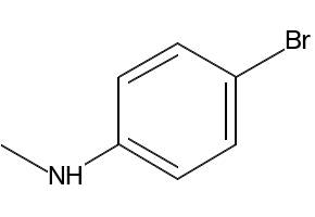 4-Bromo-N-methylaniline structure, CAS 6911-87-1