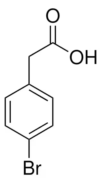 4-Bromophenylacetic acid structure, CAS 1878-68-8