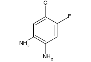 4-Chloro-1,2-diamino-5-fluorobenzene structure, CAS 139512-70-2