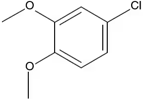 4-Chloro-1,2-xylene structure, CAS 615-60-1