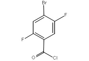 4-Chloro-2,5-difluorobenzoyl chloride structure, CAS 132794-08-2