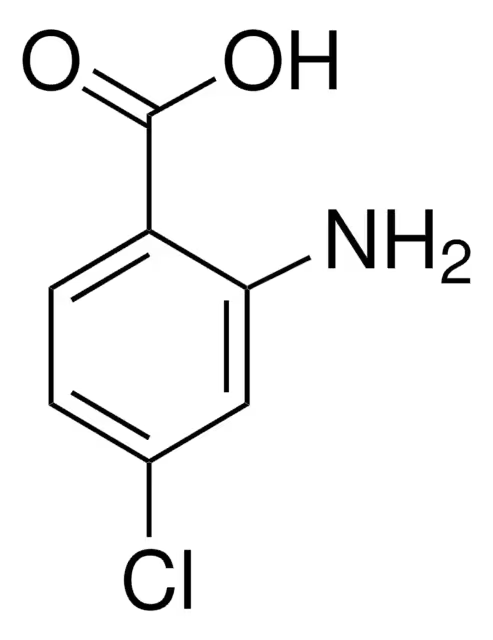 4-Chloro-2-aminobenzoic acid structure, CAS 89-77-0
