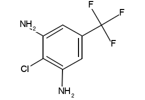 4-Chloro-3,5-diaminobenzotrifluoride structure, CAS 34207-44-8