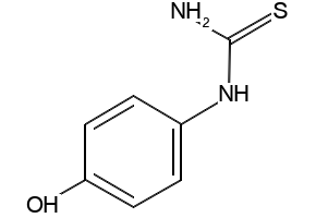 1-(4-Hydroxyphenyl)-2-thiourea structure, CAS 1520-27-0