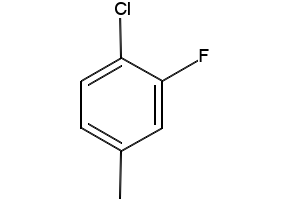 4-Chloro-3-fluorotoluene structure, CAS 5527-94-6