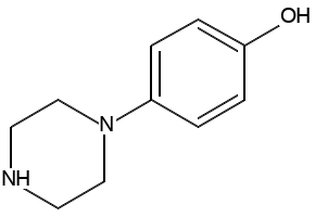 1-(4-Hydroxyphenyl)piperazine structure, CAS 56621-48-8