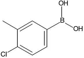 4-Chloro-3-methylphenylboronic acid structure, CAS 161950-10-3