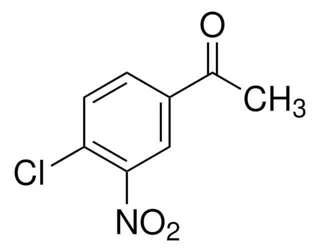 4'-Chloro-3'-nitroacetophenone structure, CAS 5465-65-6