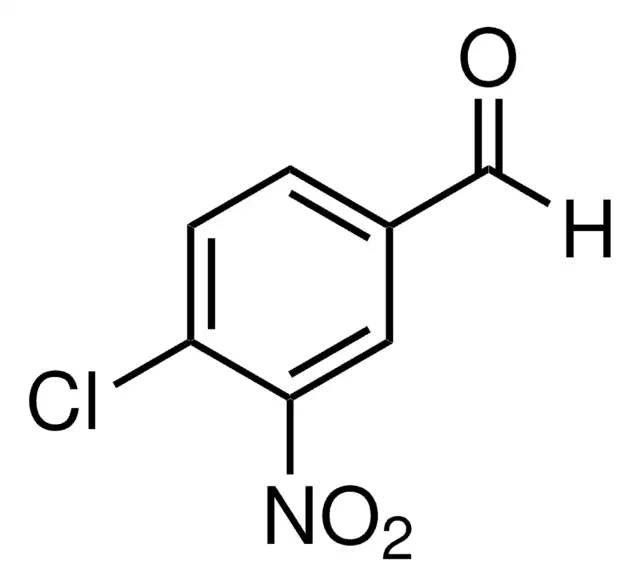 4-Chloro-3-nitrobenzaldehyde structure, CAS 16588-34-4
