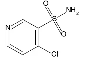 4-Chloro-3-pyridinesulphonamide structure, CAS 33263-43-3