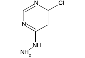 4-Chloro-6-hydrazinopyrimidine structure, CAS 5767-35-1