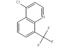 4-Chloro-8-(trifluoromethyl)quinoline structure, CAS 23779-97-7