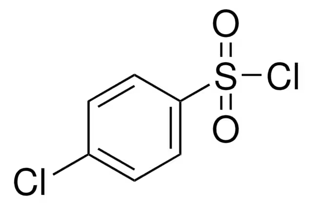 4-Chlorobenzenesulfonyl chloride structure, CAS 98-60-2