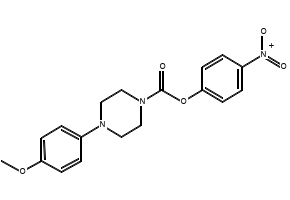 1-(4-Methoxyphenyl)-4-(4-nitrophenyl)piperazine structure, CAS 74852-61-2