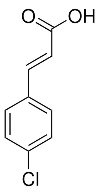 4-Chlorocinnamic acid structure, CAS 1615-02-7