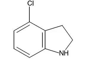 4-Chloroindoline structure, CAS 41910-64-9