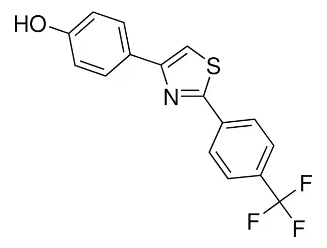 4-Chloromethyl-2-[4-(trifluoromethyl)phenyl]thiazole structure, CAS 135873-35-7