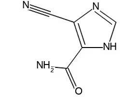 4-Cyano-1H-imidazole-5-carboxamide structure, CAS 5372-23-6
