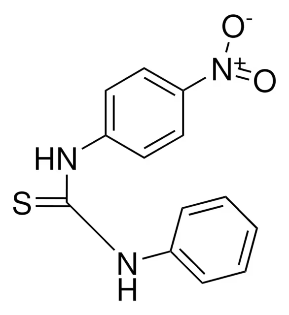 1-(4-Nitrophenyl)-3-phenyl-2-thiourea structure, CAS 7669-49-0
