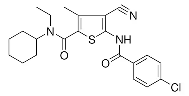 4-Cyano-3-(4-methoxyphenyl)-5-(methylthio)thiophene-2-carboxylic acid structure, CAS 116493-07-3