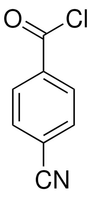 4-Cyanobenzoyl chloride structure, CAS 6068-72-0