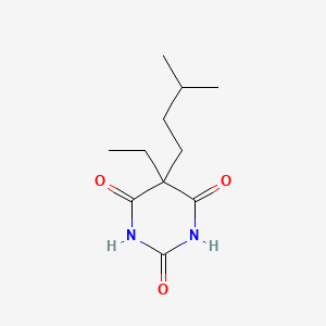 Amobarbital structure, CAS 57-43-2
