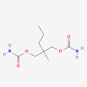 Meprobamate structure, CAS 57-53-4
