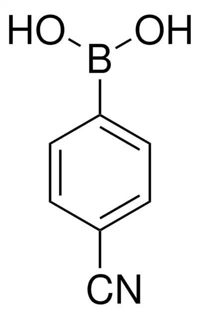 4-Cyanophenylboronic acid structure, CAS 126747-14-6