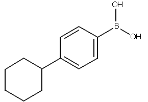 4-Cyclohexylbenzeneboronic acid structure, CAS 374538-04-2