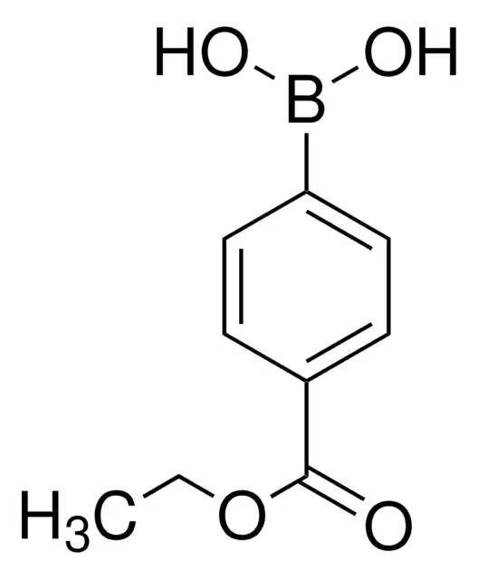 4-Ethoxycarbonylphenylboronic acid structure, CAS 4334-88-7