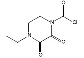 4-Ethyl-2,3-dioxo-1-piperazinecarbonyl chloride structure, CAS 59703-00-3