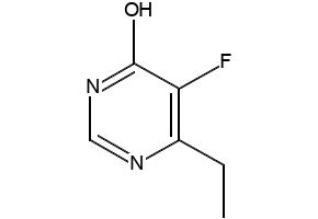 4-Ethyl-5-fluoro-6-hydroxypyrimidine structure, CAS 137234-87-8