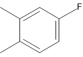 4-Fluoro-1,2-xylene structure, CAS 452-64-2