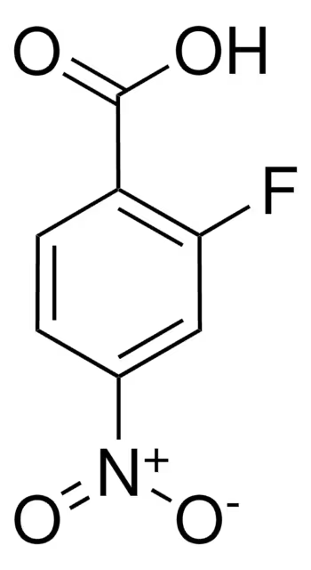4-Fluoro-2-nitrobenzoic acid structure, CAS 394-01-4