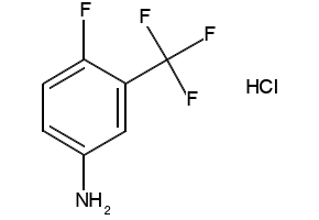 4-Fluoro-3-(trifluoromethyl)aniline structure, CAS 2357-47-3