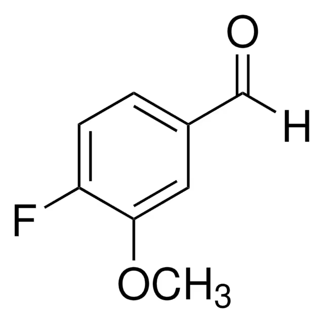 4-Fluoro-3-methoxybenzaldehyde structure, CAS 128495-46-5