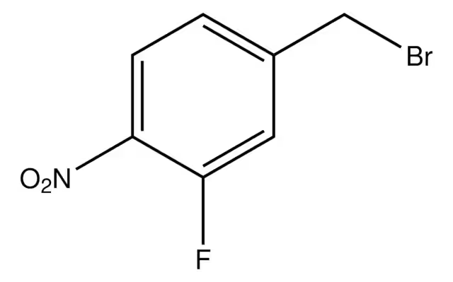 4-Fluoro-3-nitrobenzyl bromide structure, CAS 15017-52-4