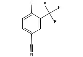 4-Fluoro-3-trifluoromethylbenzonitrile structure, CAS 67515-59-7