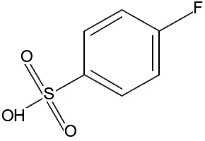 4-Fluorobenzenesulfonic acid structure, CAS 368-88-7