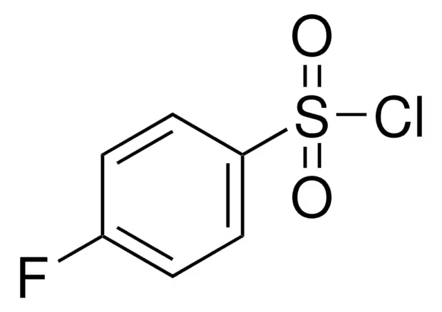 4-Fluorobenzenesulphonyl chloride structure, CAS 349-88-2