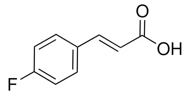 4-Fluorocinnamic acid structure, CAS 459-32-5
