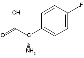 4-Fluoro-L-phenylglycine structure, CAS 19883-57-9