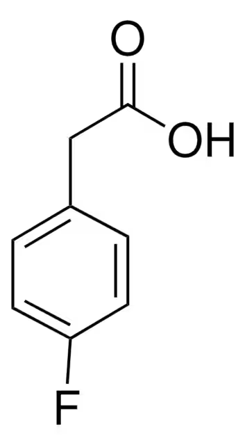 4-Fluorophenylacetic acid structure, CAS 405-50-5