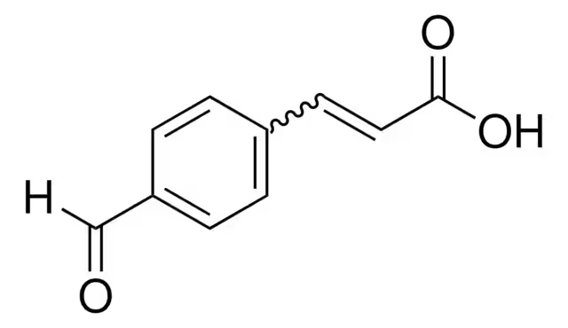 4-Formylcinnamic acid structure, CAS 23359-08-2