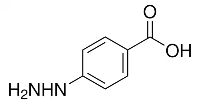 4-Hydrazinobenzoic acid structure, CAS 619-67-0