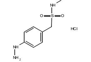 4-Hydrazino-N-methylbenzenemethanesulfonamide structure, CAS 88933-16-8