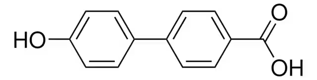 4'-Hydroxy biphenyl-4-carboxylic acid structure, CAS 58574-03-1