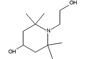 4-Hydroxy-1-(2-hydroxyethyl)-2,2,6,6-tetramethylpiperidine structure, CAS 52722-86-8