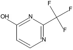 4-Hydroxy-2-(trifluoromethyl)pyrimidine structure, CAS 1546-80-1
